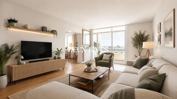 T4 - Traversant plein sud– 85 m² – 7ème et dernier étage avec vue exceptionnelle – Secteur Longchamp