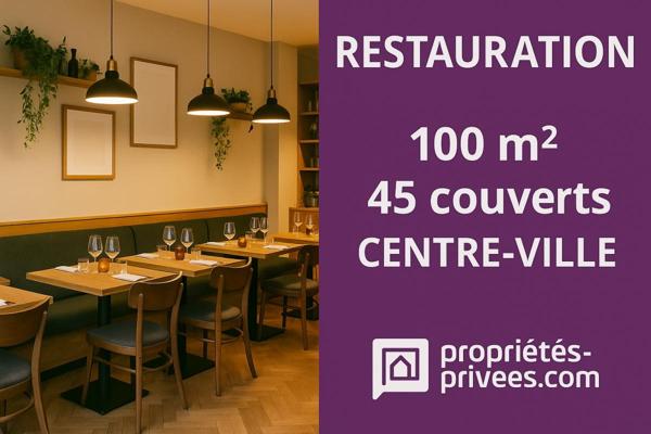 BEAUMONT SUR OISE - RESTAURANT - SALON DE THE - BEL EMPLACEMENT