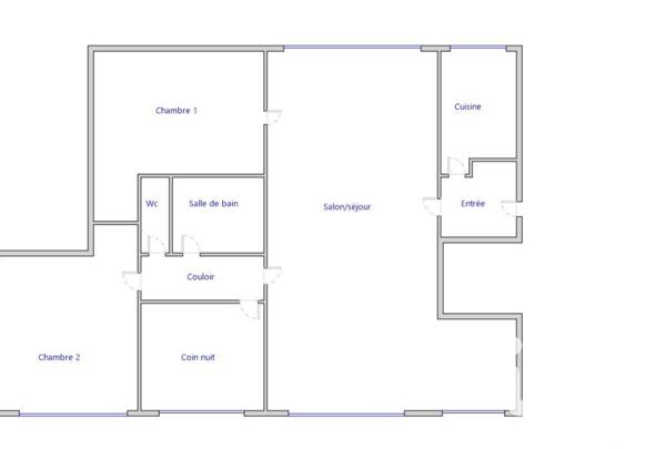 Appartement à vendre 5 pièces 79,41 m² Évry-Courcouronnes