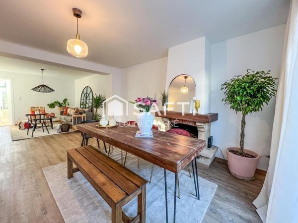 Maison familiale avec jardin, au calme