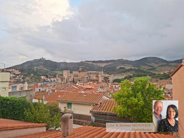 Duplex de charme vue sur le village le château et l’anse de COLLIOURE (66)