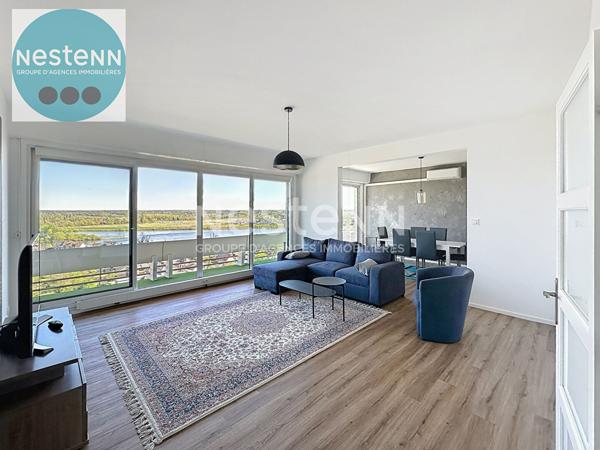 Appartement 4 pièces lumineux avec vue imprenable sur la Loire à Blois - Secteur Basilique