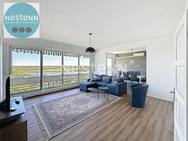 Appartement 4 pièces lumineux avec vue imprenable sur la Loire à Blois - Secteur Basilique
