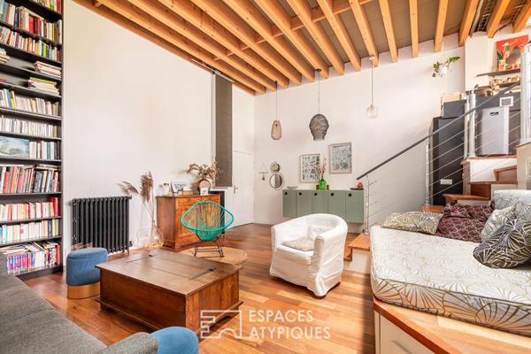Loft avec verrière dans une ancienne usine