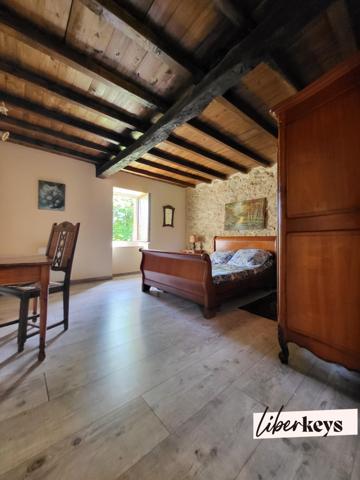 Bastide du XIXe siècle – 300 m² habitables – Dépendances 200 m2 – 3,5 hectares – Fort potentiel