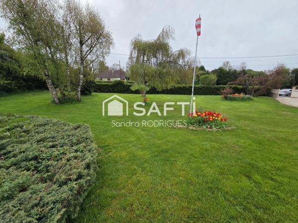 Pavillon individuel  6pièces  vivable plain- pied avec jardin  proche de toutes commodités à 15min de Saint-Quentin et 5min de Ribemont