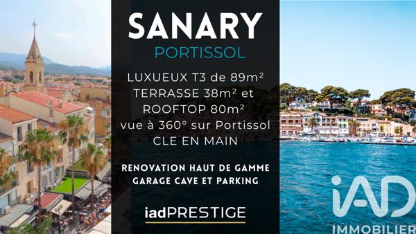 Appartement à vendre 3 pièces 88,5 m² Sanary-sur-Mer