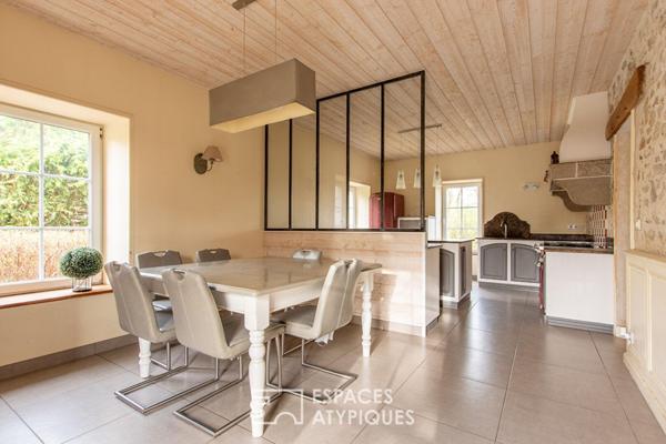 Maison familiale de caractère sur vaste terrain arboré