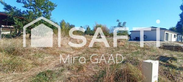 Terrain de 1026 m2 viabilisé