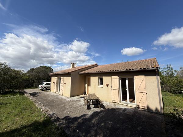 TOUROUZELLE : Maison de plein pied avec garage et terrain sans vis à vis