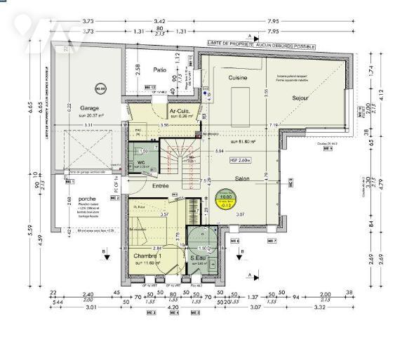 SAINT MALO - ROTHENEUF - Maison neuve de 127m² avec chambre et salle d'eau en rdc