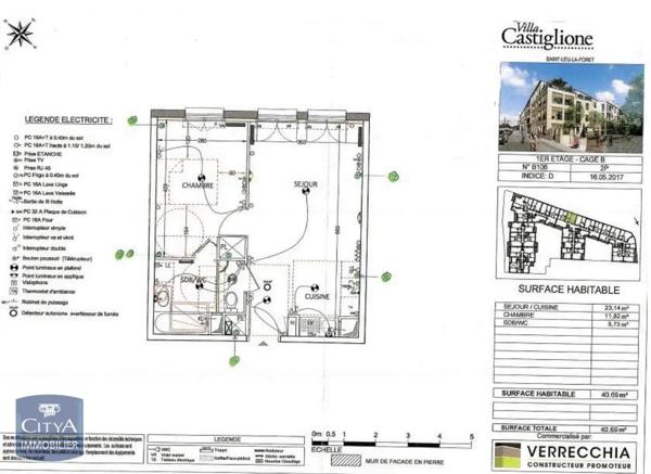 Appartement à louer 2 pièces 40.58m² Saint-Leu-la-Forêt (95320)