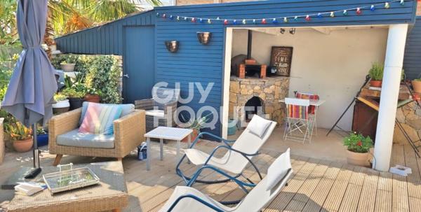 POLLESTRES, Maison 125 m², 3 Faces, 4 chambres, piscine, garage