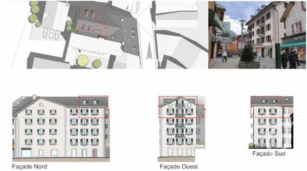 Appartement F5 à vendre  5 pièces - 124,28 m2 CHAMONIX MONT BLANC - 74