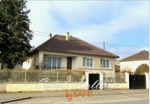 Pavillon 80m2 ss sol 3 chambres, jardin