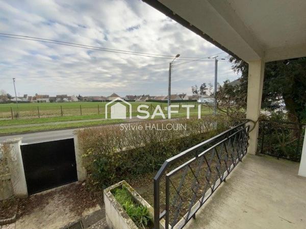 Pavillon 80m2 ss sol 3 chambres, jardin