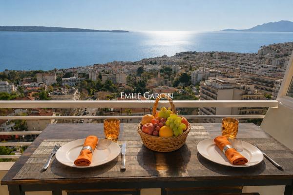 A vendre Côte d'Azur, Cannes basse Californie, appartement vue mer panoramique