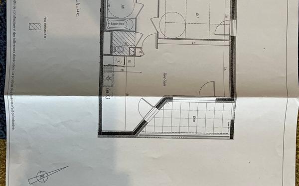 Appartement à vendre    3 pièces • 64,51 m2 Lyon 8