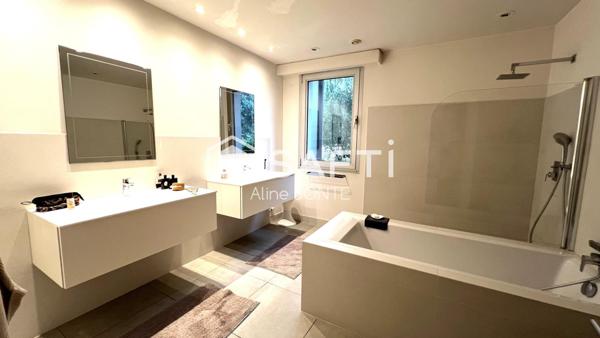 Demeure contemporaine avec double garage
