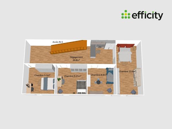 Maison
         6 pièces
        - 152 m² Exclusivité 220 000 € *