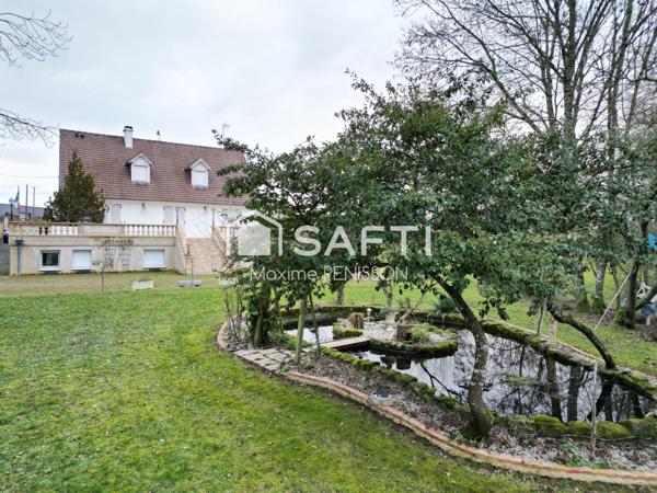 ? Maison familiale de caractère – 223 m² – Grand terrain avec bois à Saint-Longis