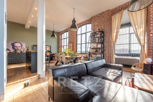 Loft d'architecte dans une ancienne filature de coton