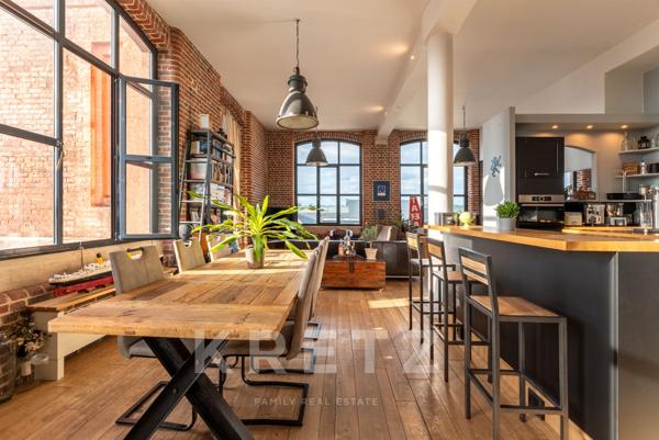 Loft d'architecte dans une ancienne filature de coton