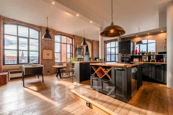 Loft d'architecte dans une ancienne filature de coton