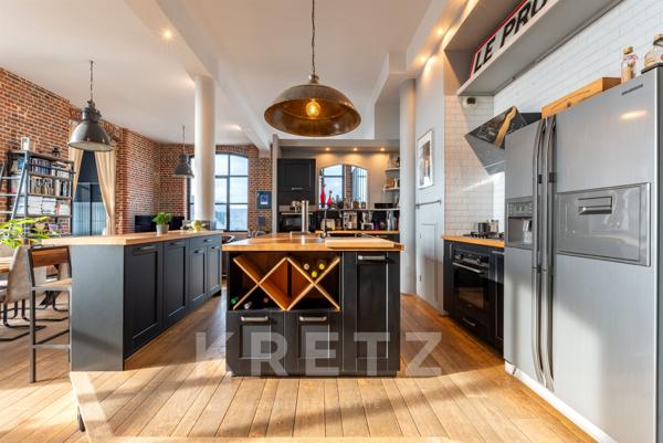 Loft d'architecte dans une ancienne filature de coton