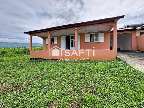 Maison F4 sur grand terrain arboré de 780 m²