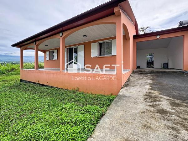 Maison F4 sur grand terrain arboré de 780 m²