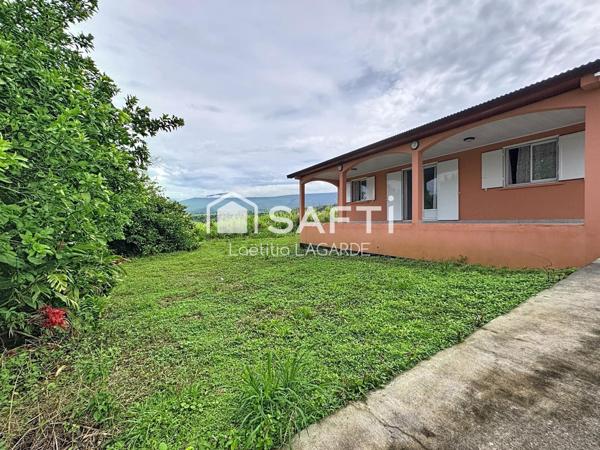 Maison F4 sur grand terrain arboré de 780 m²