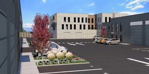 Local d'activité à louer DECINES CHARPIEU (69), local de 325 m² dont 237 m² d'activité, 44 m² de bureaux au RDC et 44 m² de mezzanine + 3 stationnements