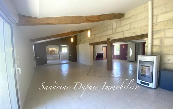 Saintes (17100) Ensemble immobilier : grande maison et dépendances