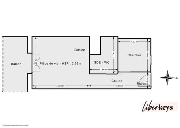 Appartement 2 pièces 20 m² - Balcon - Les Sables d'Olonne
