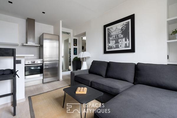 Appartement contemporain sur cour en plein coeur du Marais