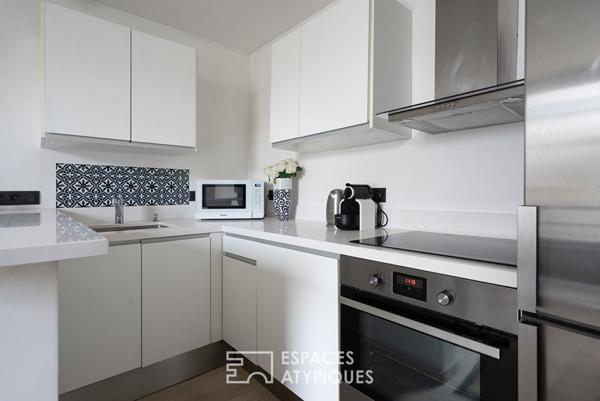 Appartement contemporain sur cour en plein coeur du Marais