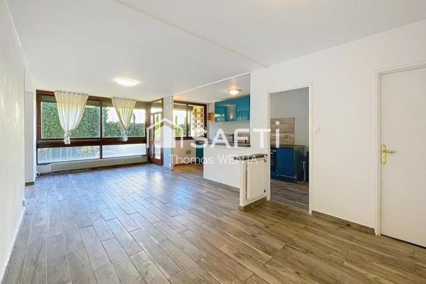 T3 lumineux avec balcon, parking sécurisé et cave – possibilité 3ème chambre