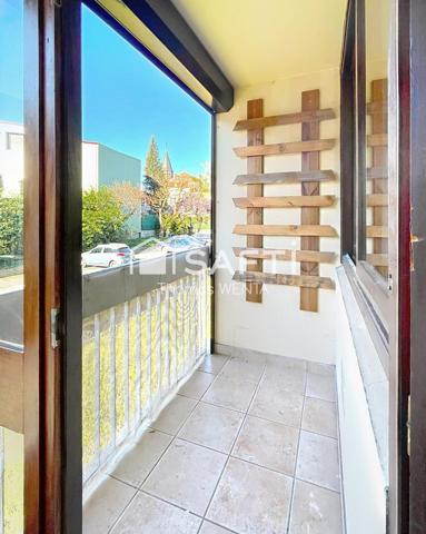 T3 lumineux avec balcon, parking sécurisé et cave – possibilité 3ème chambre