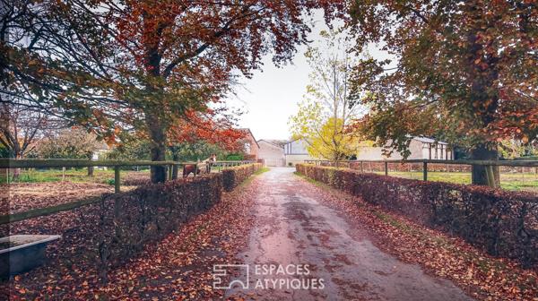 Pension équestre avec belle maison de famille