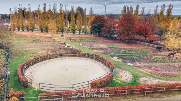 Pension équestre avec belle maison de famille