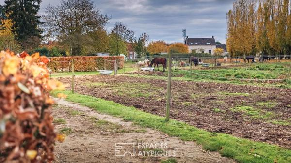 Pension équestre avec belle maison de famille