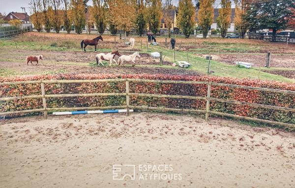 Pension équestre avec belle maison de famille