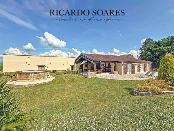 60700 PONTPOINT - PROPRIÉTÉ AVEC DEUX MAISONS / 218m2 HABITABLES / 5 CHAMBRES / HANGAR 270m2 / TERRAIN 2900m2