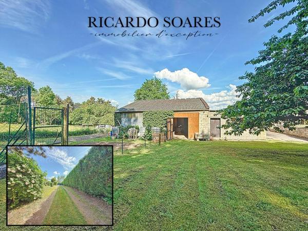 60700 PONTPOINT - PROPRIÉTÉ AVEC DEUX MAISONS / 218m2 HABITABLES / 5 CHAMBRES / HANGAR 270m2 / TERRAIN 2900m2