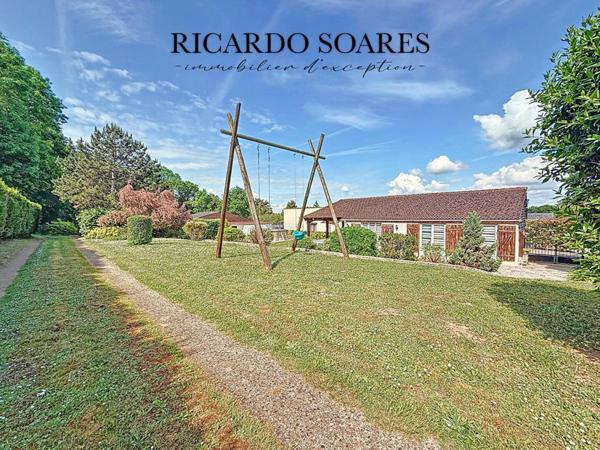 60700 PONTPOINT - PROPRIÉTÉ AVEC DEUX MAISONS / 218m2 HABITABLES / 5 CHAMBRES / HANGAR 270m2 / TERRAIN 2900m2