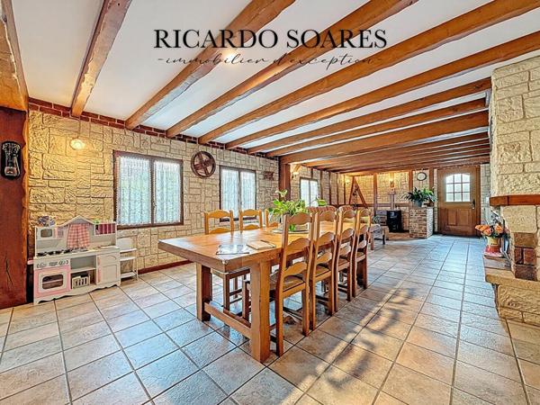 60700 PONTPOINT - PROPRIÉTÉ AVEC DEUX MAISONS / 218m2 HABITABLES / 5 CHAMBRES / HANGAR 270m2 / TERRAIN 2900m2