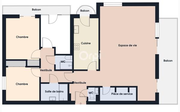 Appartement à vendre    4 pièces • 103,13 m2 Mandelieu-la-Napoule