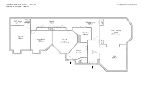 Appartement Paris 7 e - CHAMP DE MARS