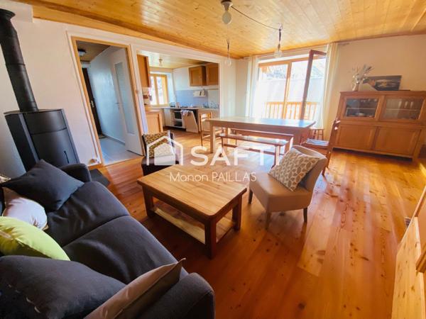 Maison meublée aux Hières vue dégagée sur La Meije